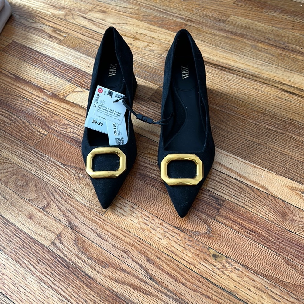 Zara Block Heels NWT-  OFFERS!
